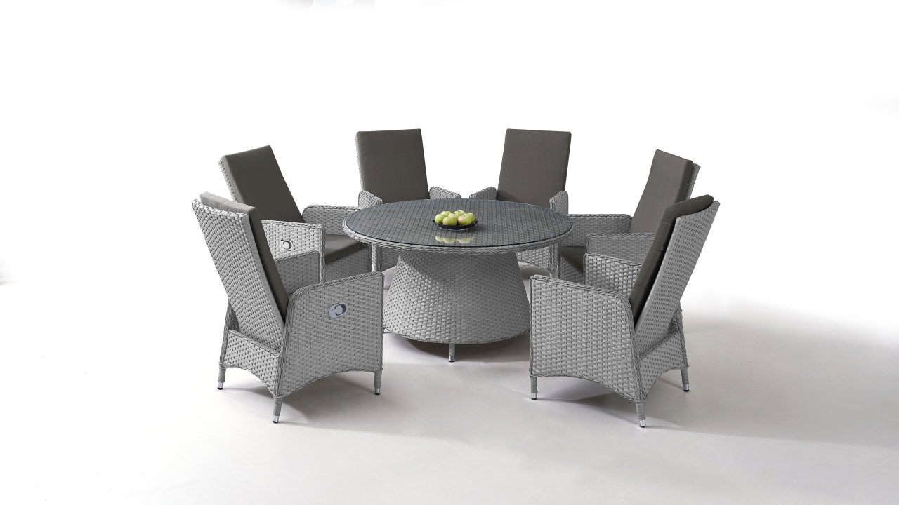 Polyrattan_Essgruppe_Doona_6_rund_grau_satiniert_1