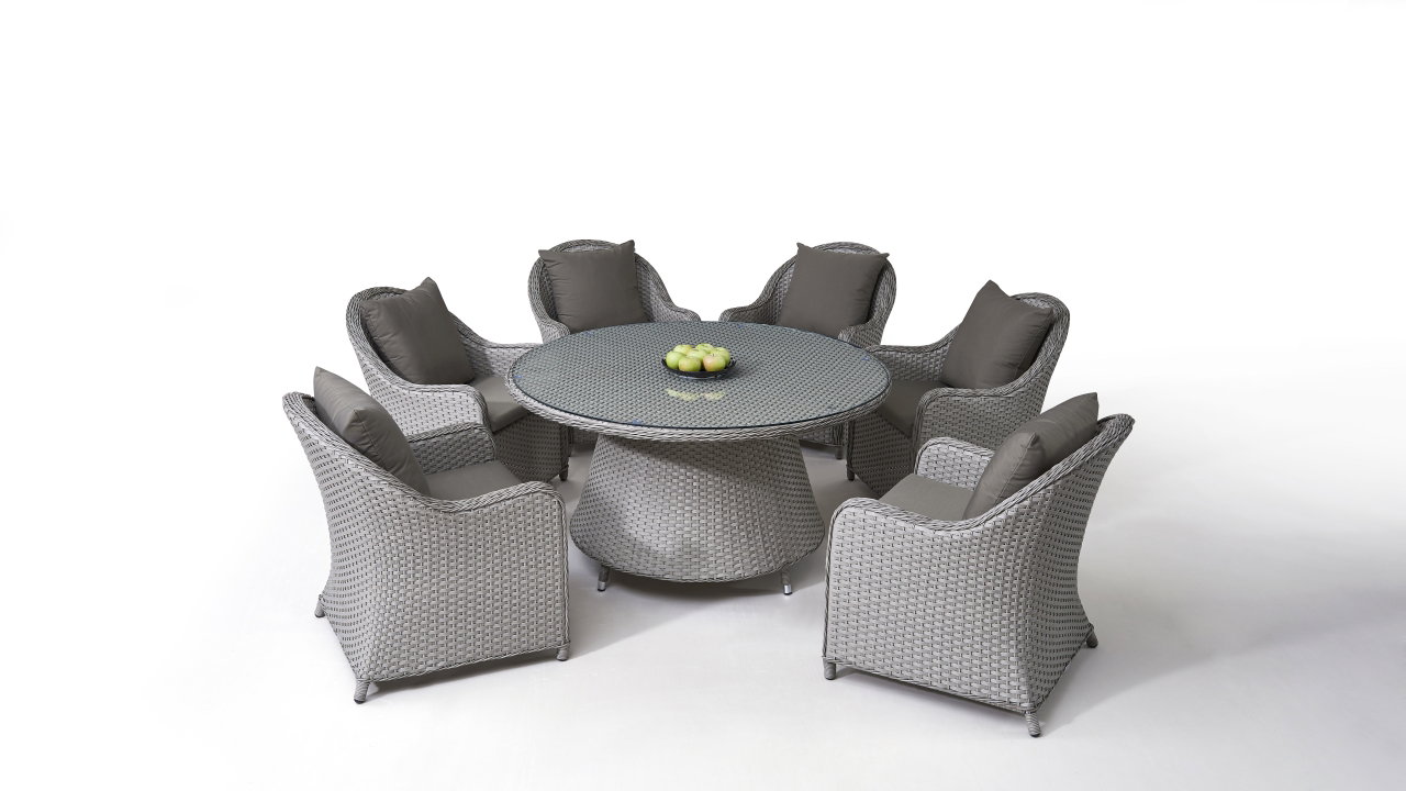 Polyrattan_Essgruppe_Kasu_6_rund_grau_satiniert_3