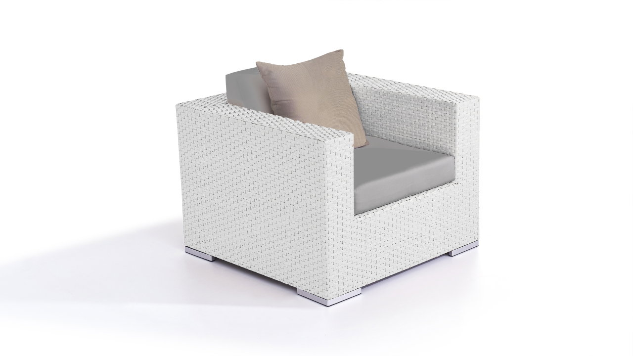 Cube křeslo 90 cm (bílé)